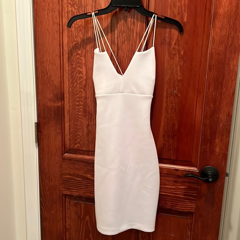 guess white mini dress